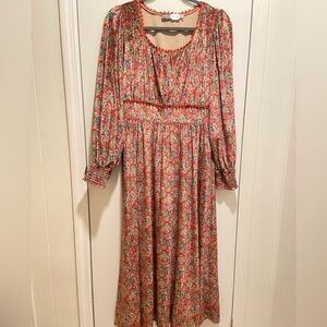 Piper & Scoot NWOT Jaydin Floral Velvet Dress